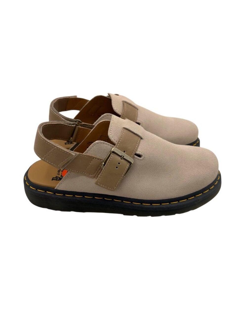 Dr. Martens Unisex Mens Size 11 Faux Leather Jorge II Beige Suede Sandals - Picture 2 of 14